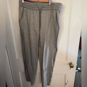 Lafayette 148 grey cotton sweatpants large